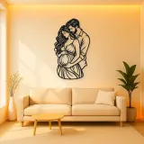 Expecting Parents Metal Wall Art | Family Silhouette Decor