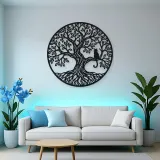 Tree with Cat Metal Wall Art | Pet Lover Silhouette Decor
