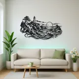 Rocky Coastal Cliffs Metal Wall Art | Coastal and Nautical Wall Decor