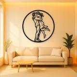 Long Distance Reunion Metal Wall Art | Romantic Couple Decor
