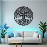 Infinite Roots Tree Metal Wall Art | Botanical Metal Wall Decor