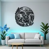 Labrador Lakeside Metal Wall Art | Pet Lover Silhouette Decor