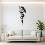 Eagle Pose Balance Metal Wall Art | Movement Silhouette Decor