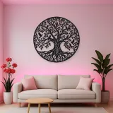 Tree with Birds Metal Wall Art | Wildlife Silhouette Decor