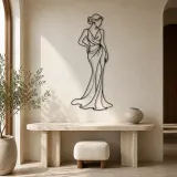 Classic Statue Fashion Metal Wall Art | Classical Figure Wall Decor - lifestyle view 3