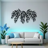 Eucalyptus Cascade Metal Wall Art | Botanical Metal Wall Decor