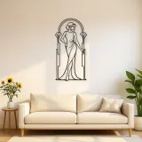 Fashion Arch Pose Metal Wall Art | Movement Silhouette Decor