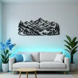Mountain Road Journey Metal Wall Art | Travel and City Wall Decor