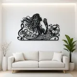 Singer Silhouette Metal Wall Art | Music Room Wall Decor