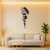 Eagle Pose Balance Metal Wall Art | Movement Silhouette Decor