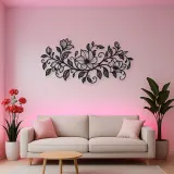 Endless Floral Vine Metal Wall Art | Botanical Metal Wall Decor