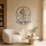 Moonlight Kiss Couple Metal Wall Art | Romantic Couple Decor - lifestyle view 5