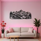 Mountain Road Journey Metal Wall Art | Travel and City Wall Decor
