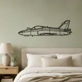 Hawk 200 Airplane Silhouette Metal Wall Art, Metal Aircraft Silhouette, Aviation Wall Decor, Aviator Decor - lifestyle view 2