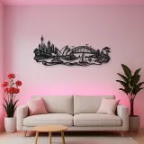 Sydney Harbour Flow Metal Wall Art | Travel and City Wall Decor