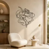 Jazz Dance Pose Metal Wall Art | Dance Silhouette Wall Decor - lifestyle view 5