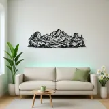 Desert Mesa Range Metal Wall Art | Nature Silhouette Decor