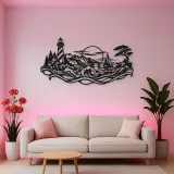 Lighthouse Coastline Metal Wall Art | Coastal and Nautical Wall Decor