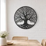 Winter Bare Tree Metal Wall Art | Botanical Metal Wall Decor - lifestyle view 4