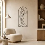 Fashion Arch Woman Metal Wall Art | Fashion Figure Wall Decor - lifestyle view 5