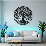 Autumn Leaf Tree Metal Wall Art | Botanical Metal Wall Decor