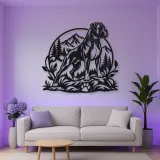 Boxer Strong Profile Metal Wall Art | Pet Lover Silhouette Decor