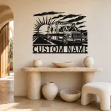 Personalized Sunrise Ambulance Highway Metal Wall Art - lifestyle view 3