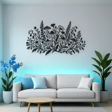 Wildflower Meadow Metal Wall Art | Botanical Metal Wall Decor