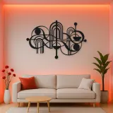 Mid-Century Arches Metal Wall Art | Modern Abstract Metal Decor