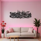 Endless Wanderlust Path Metal Wall Art | Modern Abstract Metal Decor
