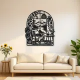 Home Arch Landscape Metal Wall Art | Cozy Home Metal Decor
