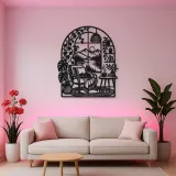 Home Arch Landscape Metal Wall Art | Cozy Home Metal Decor