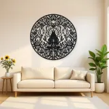 Crystal Garden Metal Wall Art | Botanical Metal Wall Decor