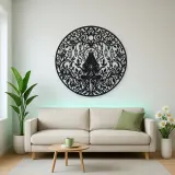 Crystal Garden Metal Wall Art | Botanical Metal Wall Decor
