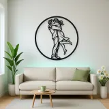 Long Distance Reunion Metal Wall Art | Romantic Couple Decor