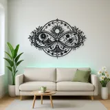 Infinite Celestial Loop Metal Wall Art | Celestial Boho Wall Decor