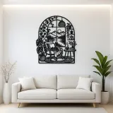 Home Arch Landscape Metal Wall Art | Cozy Home Metal Decor