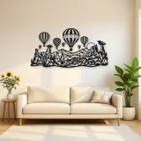 Cappadocia Balloons Metal Wall Art | Travel and City Wall Decor