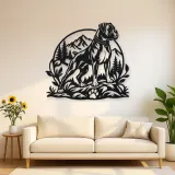 Boxer Strong Profile Metal Wall Art | Pet Lover Silhouette Decor