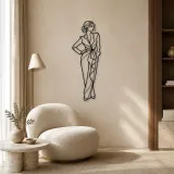Confident Hand on Hip Metal Wall Art | Romantic Couple Decor - lifestyle view 5