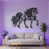 Arabian Horse Profile Metal Wall Art | Equestrian Wall Decor
