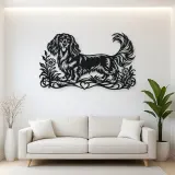 Dachshund Long Line Metal Wall Art | Pet Lover Silhouette Decor