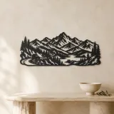 Mountain Road Journey Metal Wall Art | Travel and City Wall Decor - lifestyle view 3