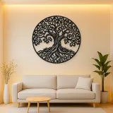 Oak Tree Strength Metal Wall Art | Botanical Metal Wall Decor