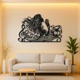 Singer Silhouette Metal Wall Art | Music Room Wall Decor