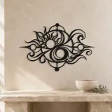 Balance of Opposites Metal Wall Art | Modern Abstract Metal Decor - lifestyle view 3