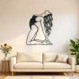 Arched Back Pose Metal Wall Art | Movement Silhouette Decor