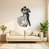 Wedding First Dance Metal Wall Art | Romantic Couple Decor