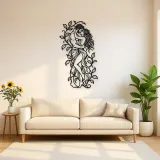 Garden Embrace Metal Wall Art | Romantic Couple Decor