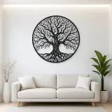 Winter Bare Tree Metal Wall Art | Botanical Metal Wall Decor